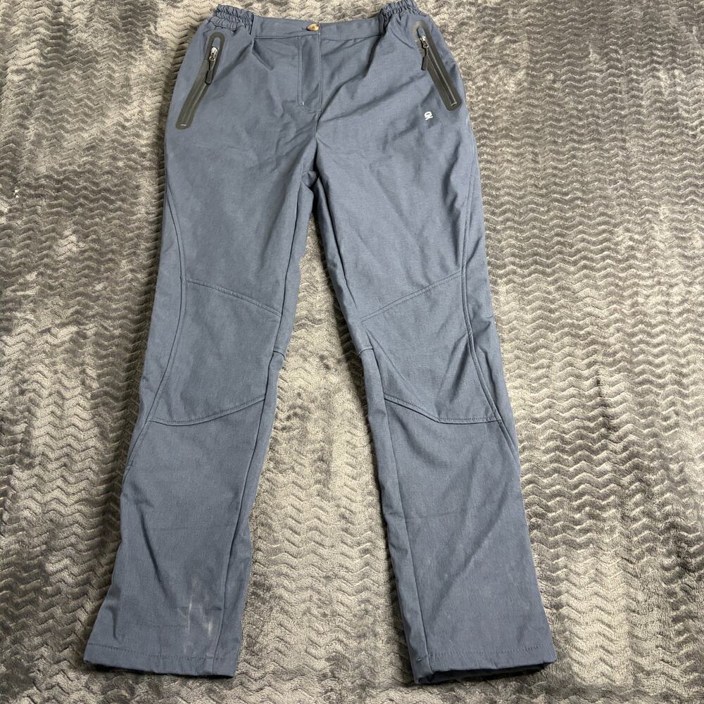Little Donkey Andy Pants Women’s Size M Articulated Knees Sports Hiking Gray
